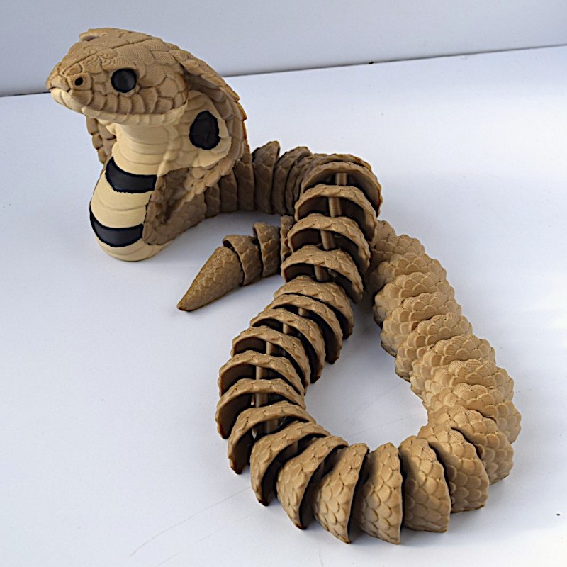 3D Printing Construction - 2026New[King Cobra Statue] 1pc Realistic 3D