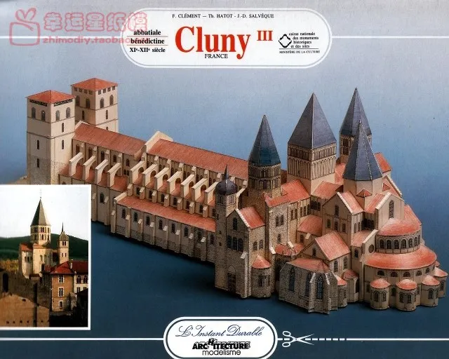 3D Printing Lego - Clooney Monastery Building 3D Paper Model