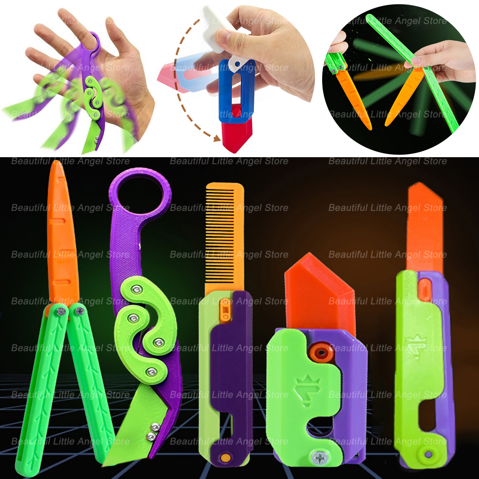 3D Printing File - New Knife Fidget Toy 3D Printing
