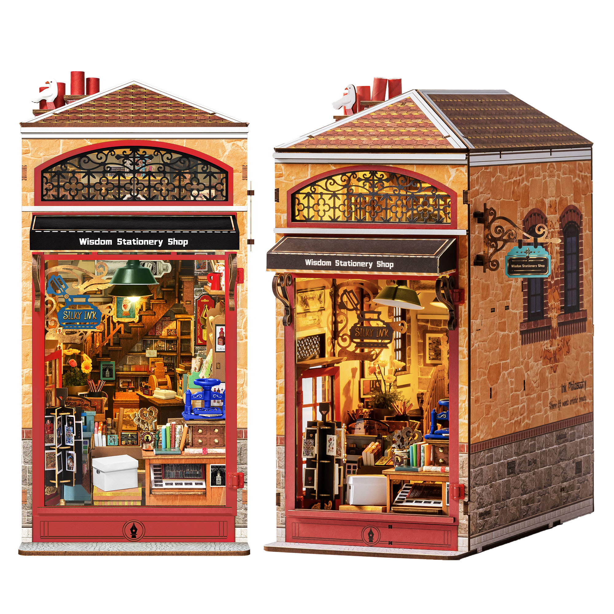 3D Printing Lego - Rolife Wisdom Stationery Shop DIY Book