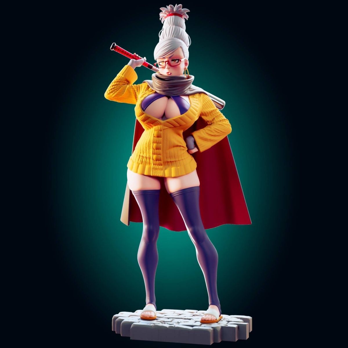 3D Printing Construction - 1/24 Scale 80mm Resin Figure Assemble