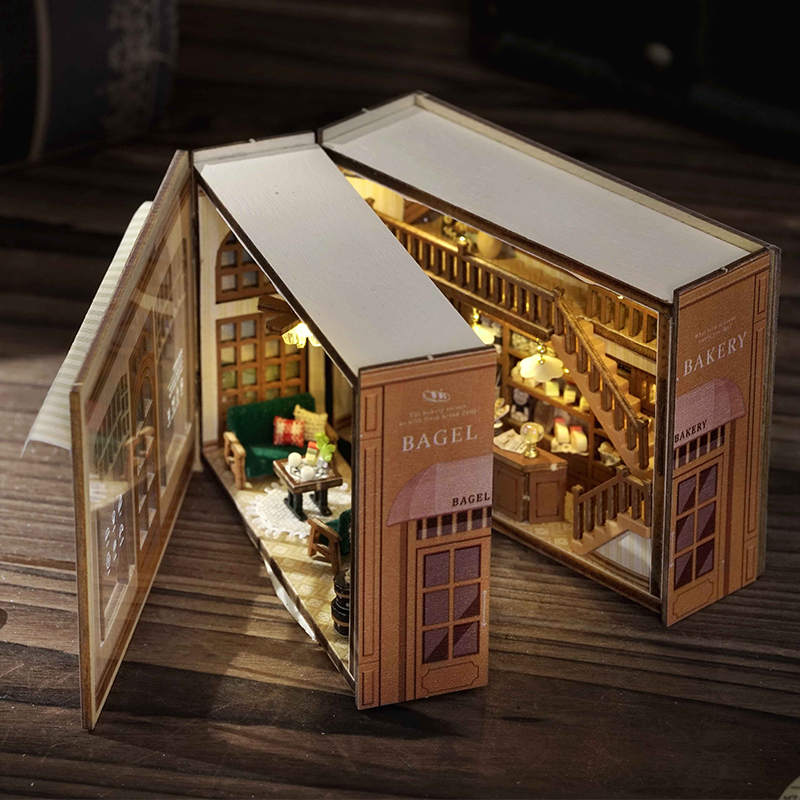 DIY Wooden Miniature Model Kit - 3D Printing Lego ulasan dan harga
