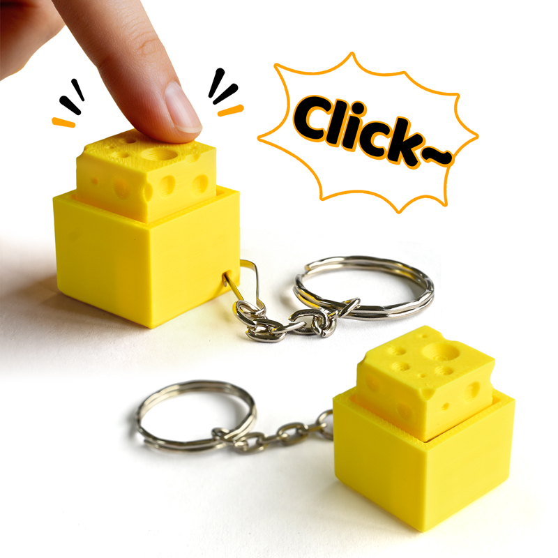 3D Printed Cheesy Key Fidget C - 3D Printing Toys ulasan dan harga