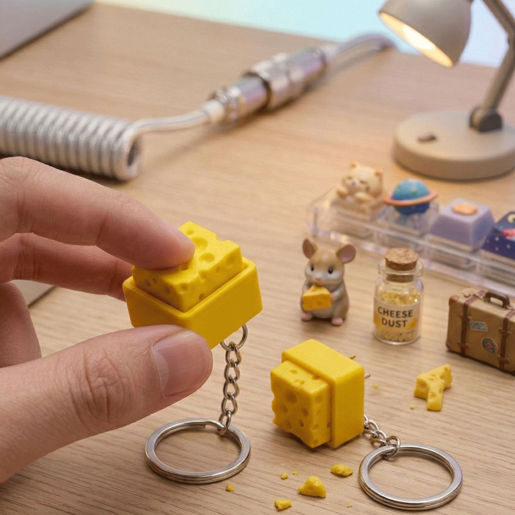 3D Printed Cheesy Key Fidget C - 3D Printing Toys ulasan dan harga