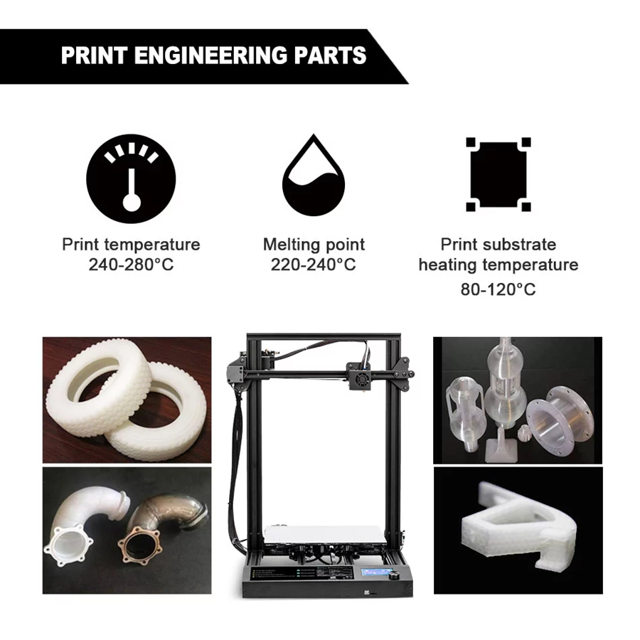 PA Nylon 3D Printer Filament 1 - 3D Printing Nylon Filament ulasan dan harga