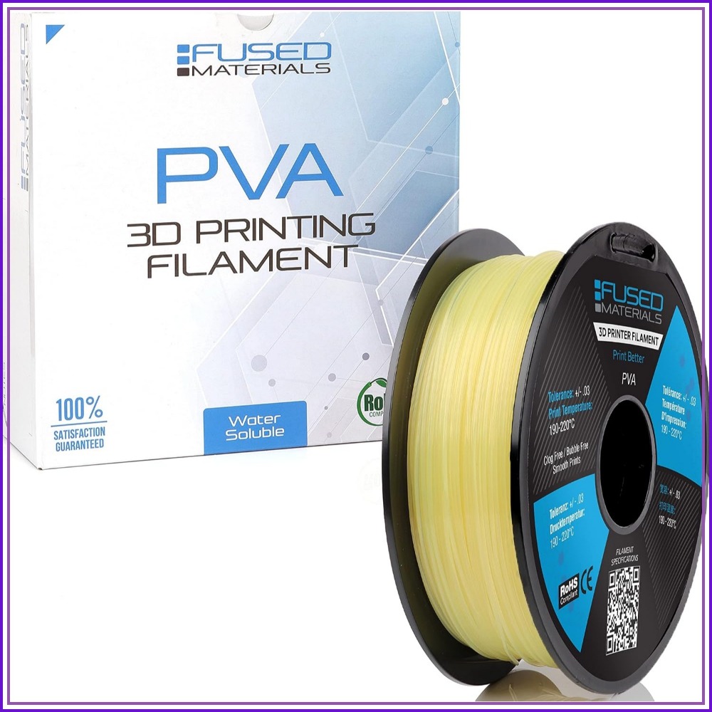 Water-Soluble PVA Filament 1.7 - 3D Printing Nylon Filament ulasan dan harga