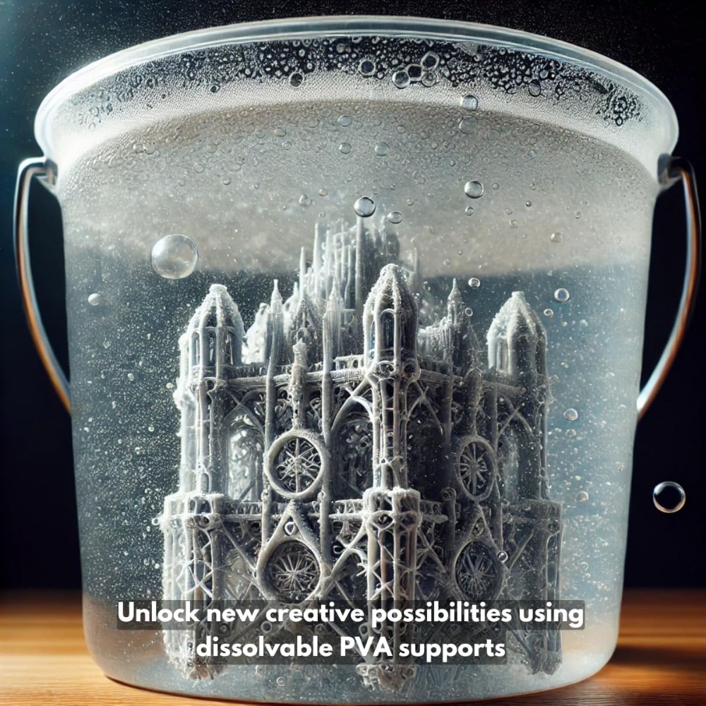 Water-Soluble PVA Filament 1.7 - 3D Printing Nylon Filament ulasan dan harga