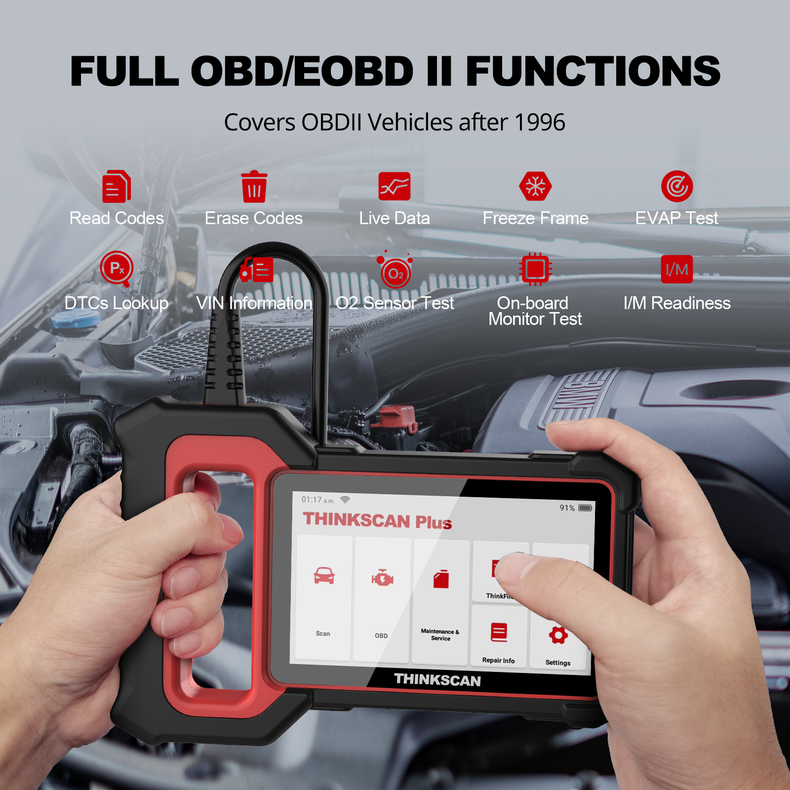 Thinkscan Plus S7 OBD2 Scanner - 3D Printing Online ulasan dan harga