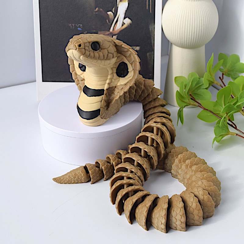 2026New[King Cobra Statue] 1pc - 3D Printing Construction ulasan dan harga