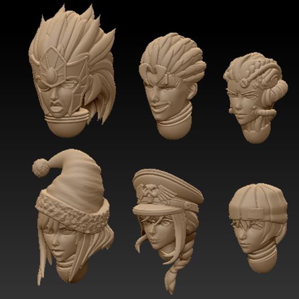   Head Sculpt Upgrade Parts 3D - 3D Printing Construction ulasan dan harga