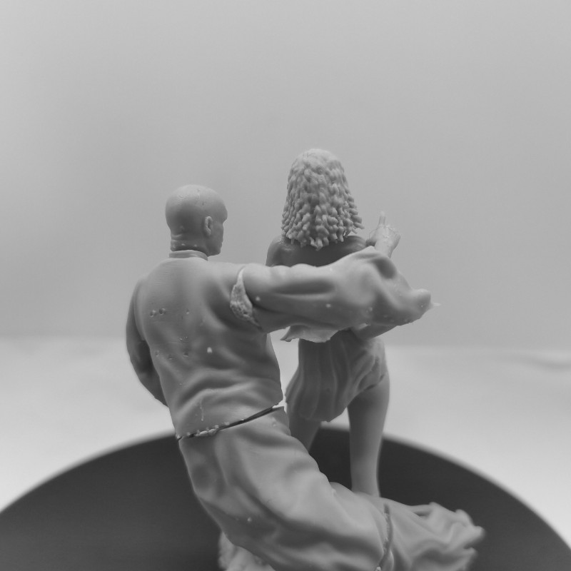 1/24 Scale Resin Figure Model  - 3D Printing Construction ulasan dan harga