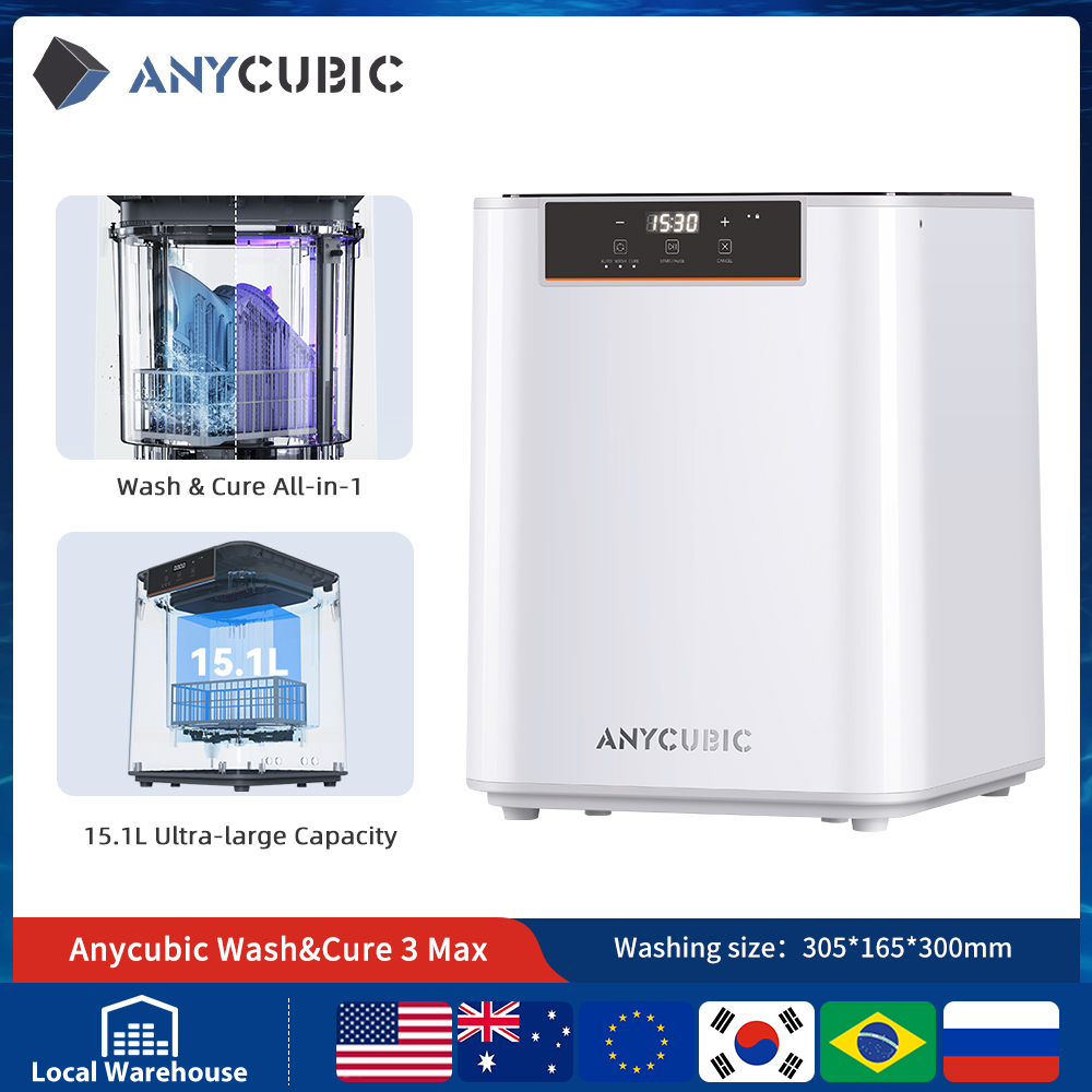 ANYCUBIC Wash & Cure 3/ 3 Plus - Resin Curing Station ulasan dan harga