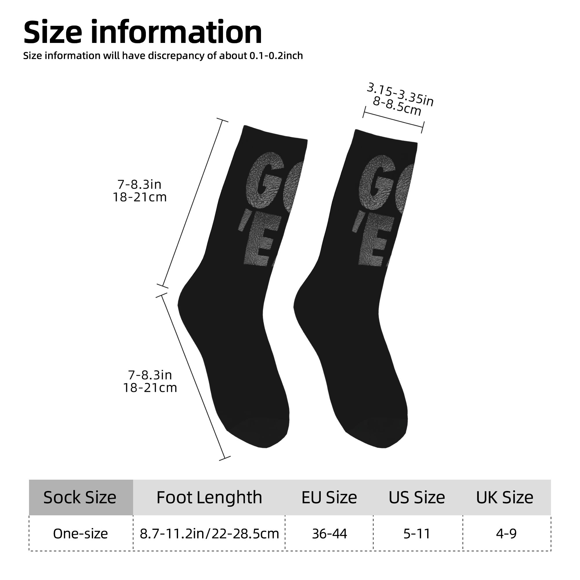Custom Got Em Men's Crew Socks - 3D Printing Youtube ulasan dan harga
