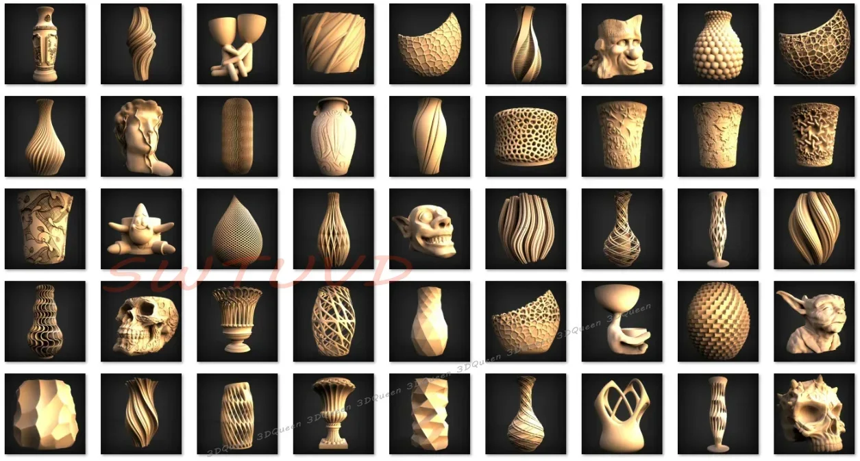 440+ Planter POT Vase STL File - 3D Printing File ulasan dan harga