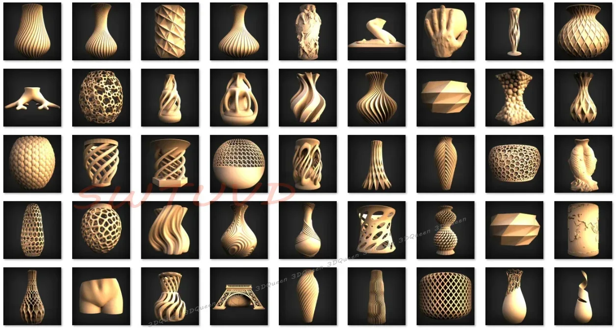 440+ Planter POT Vase STL File - 3D Printing File ulasan dan harga