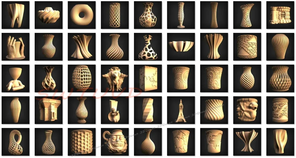 440+ Planter POT Vase STL File - 3D Printing File ulasan dan harga