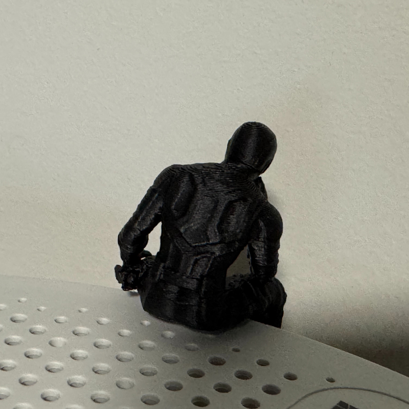 Black Tactical Masked Figurine - 3D Printing Office Setup ulasan dan harga