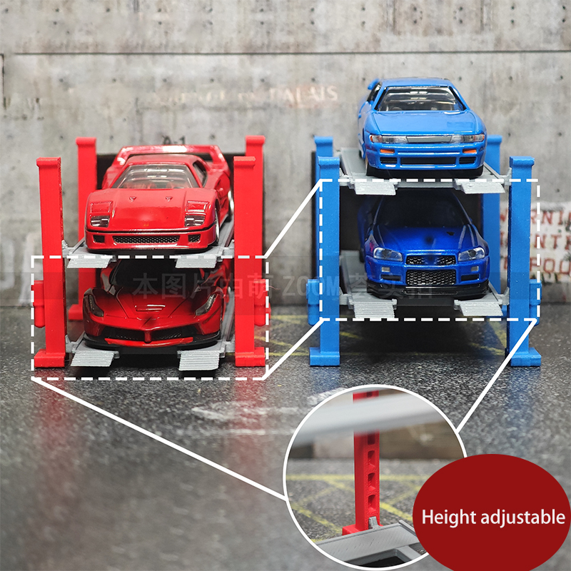 1:64 Car Model Scene Double-la - 3D Printing Model ulasan dan harga