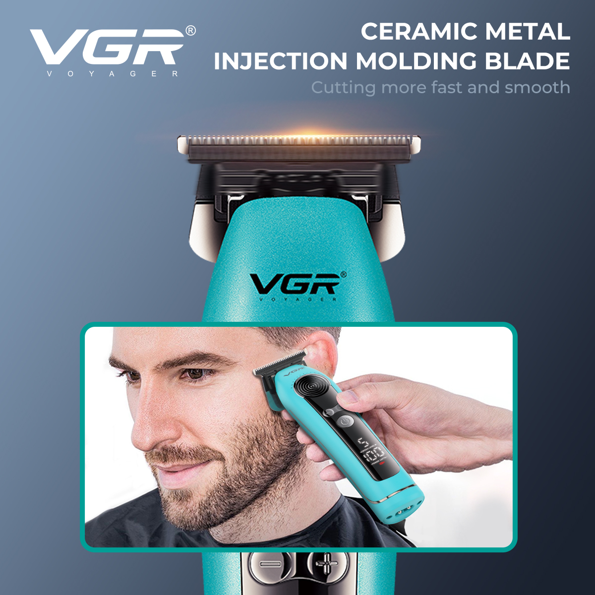 VGR electric hair clipper with - 3D Printing Online ulasan dan harga