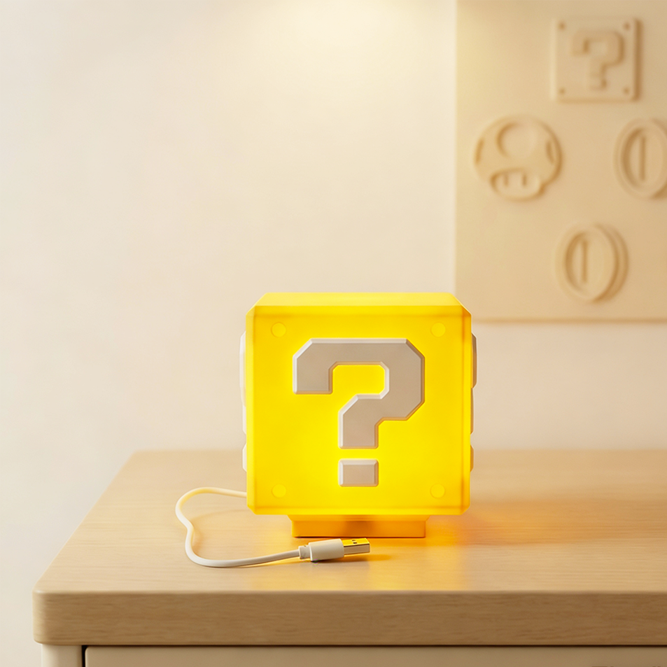 2026Question Block Lamp with S - 3D Printing Lego ulasan dan harga