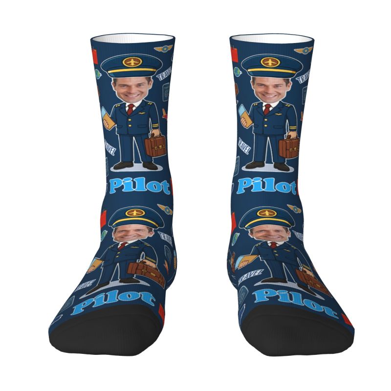Novelty Men's Funny Pilot Cust - 3D Printing Youtube ulasan dan harga