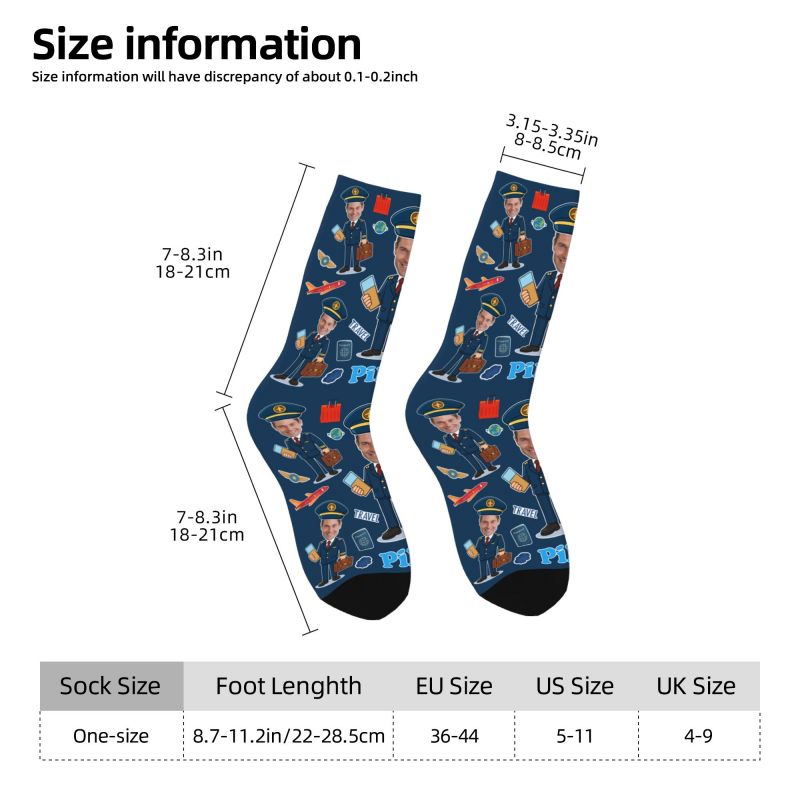 Novelty Men's Funny Pilot Cust - 3D Printing Youtube ulasan dan harga