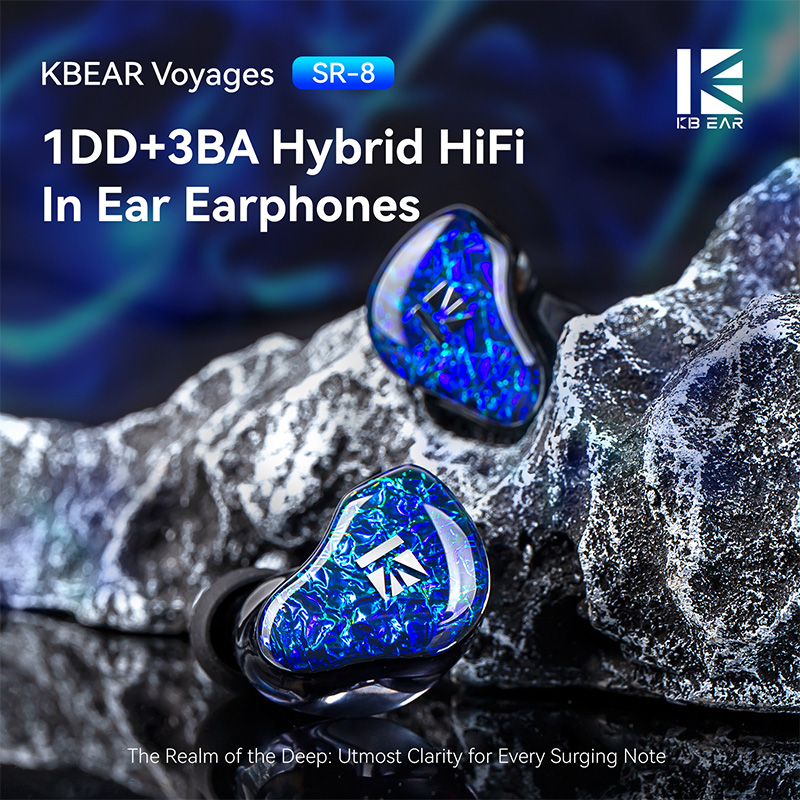 KBEAR Voyages SR-8 1DD+3BA Hyb - 3D Printing Office Setup ulasan dan harga