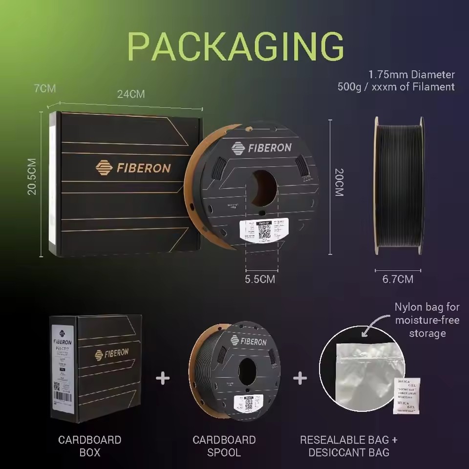 Polymaker PA6-CF20 Carbon Fibe - 3D Printing Nylon Filament ulasan dan harga