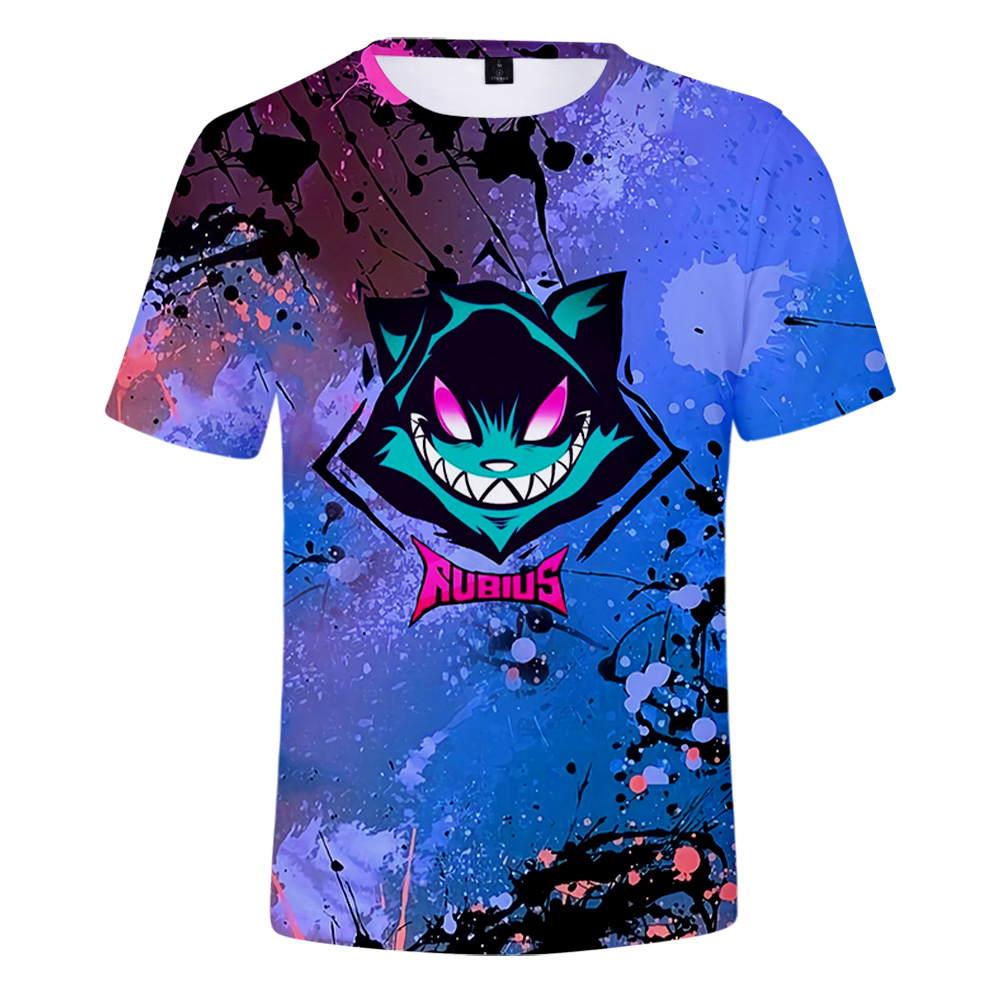 Rubius Tshirt Unisex Crewneck  - 3D Printing Youtubers ulasan dan harga
