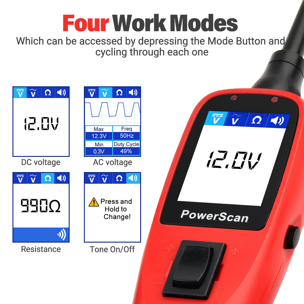 Autel PowerScan PS100 12V 24V  - 3D Printing Online ulasan dan harga
