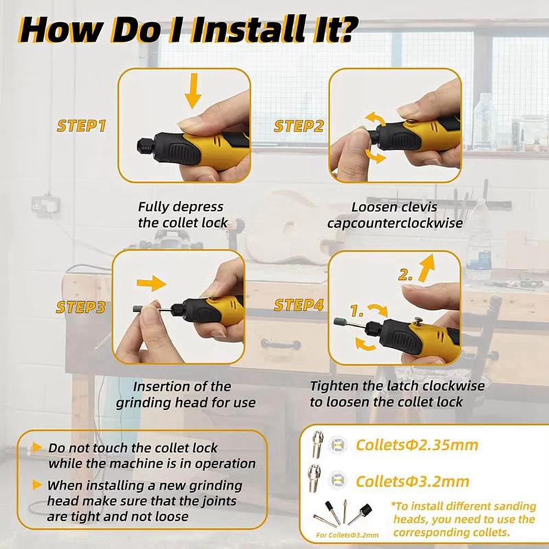 Cordless Mini Grinder Kit 3D P - 3D Printing Pen ulasan dan harga