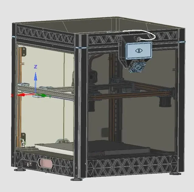 Sovol SV08 Full  PC Enclosure  - 3D Printing Housing ulasan dan harga