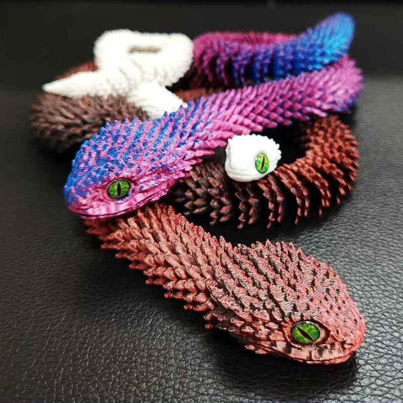 3D Printed Snake Movable Joint - 3D Printing Model ulasan dan harga