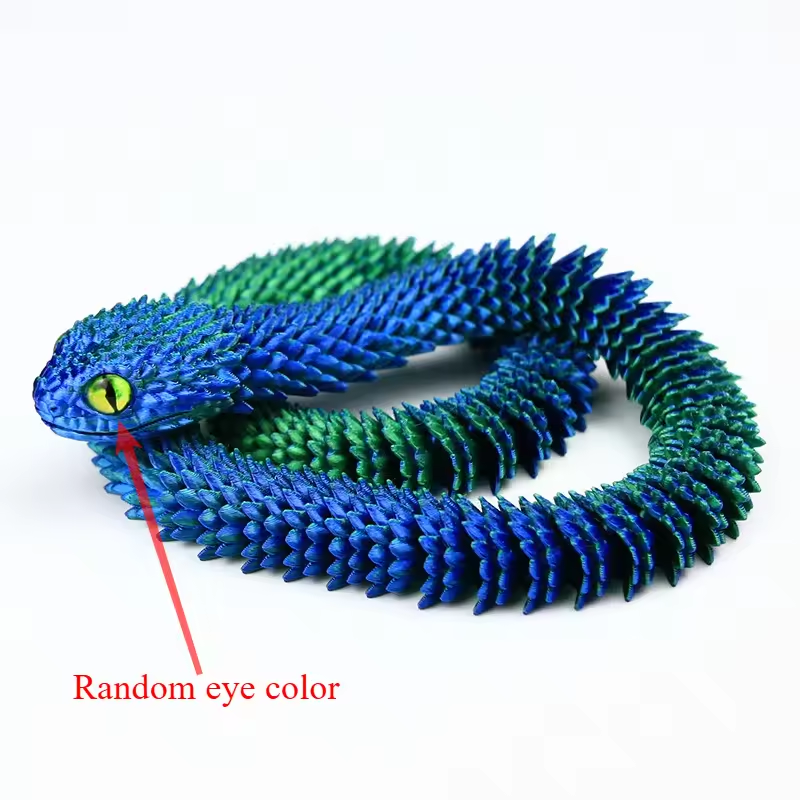 3D Printed Snake Movable Joint - 3D Printing Model ulasan dan harga