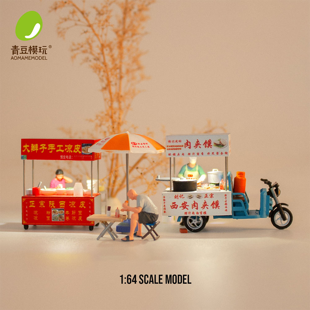 1/64 Night market s Model Kit- - 3D Printing Model ulasan dan harga