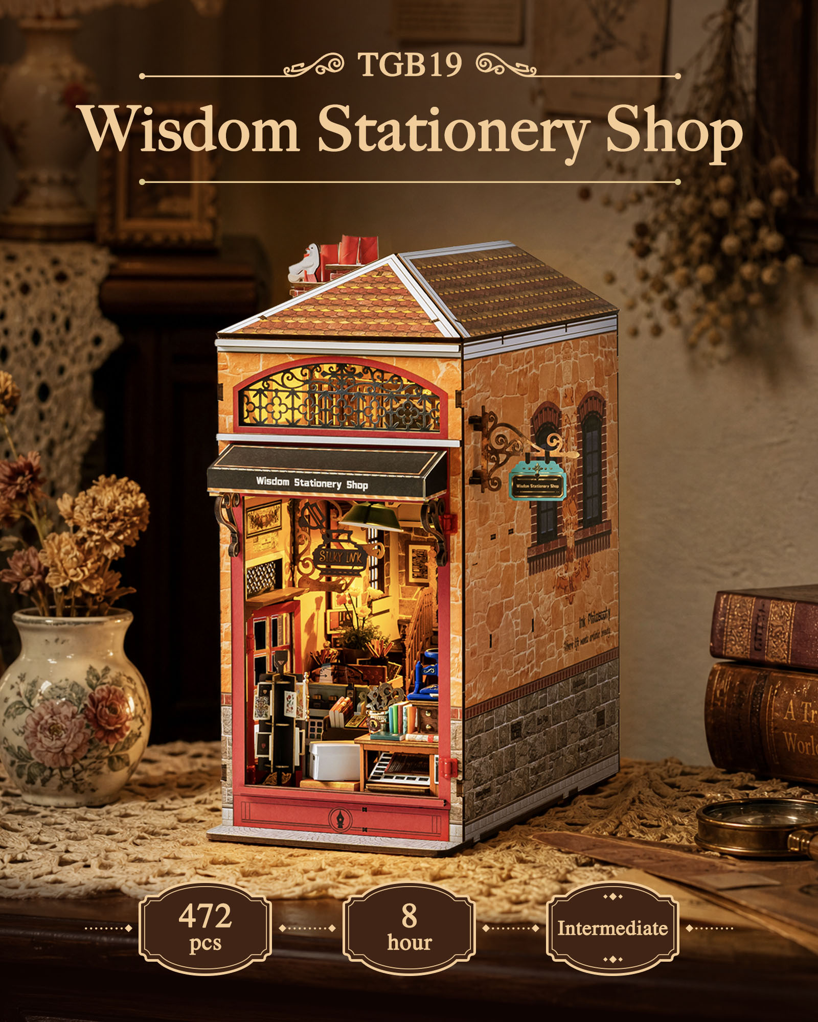 Rolife Wisdom Stationery Shop  - 3D Printing Lego ulasan dan harga