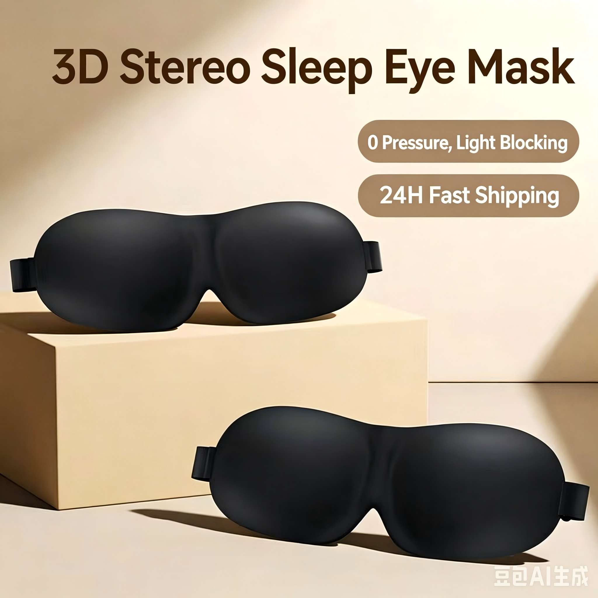 3D Adjustable Sleep Mask with  - 3D Printing Lego ulasan dan harga