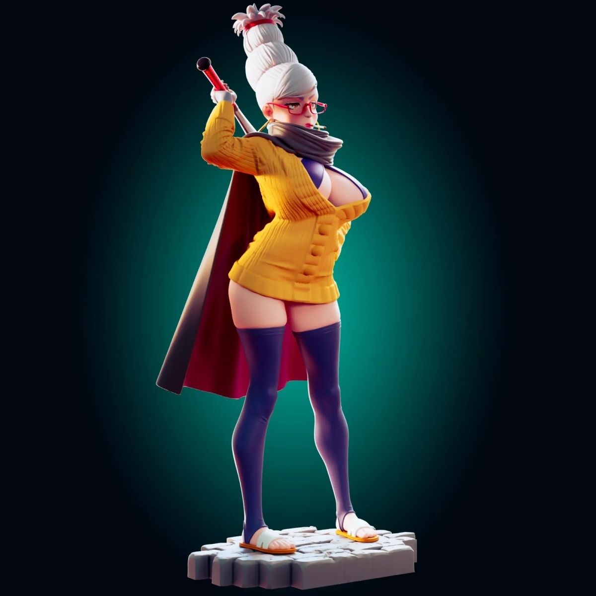 1/24 Scale 80mm Resin Figure A - 3D Printing Construction ulasan dan harga