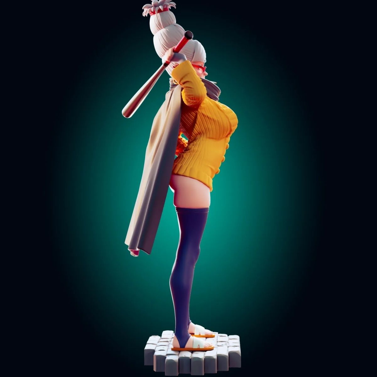 1/24 Scale 80mm Resin Figure A - 3D Printing Construction ulasan dan harga
