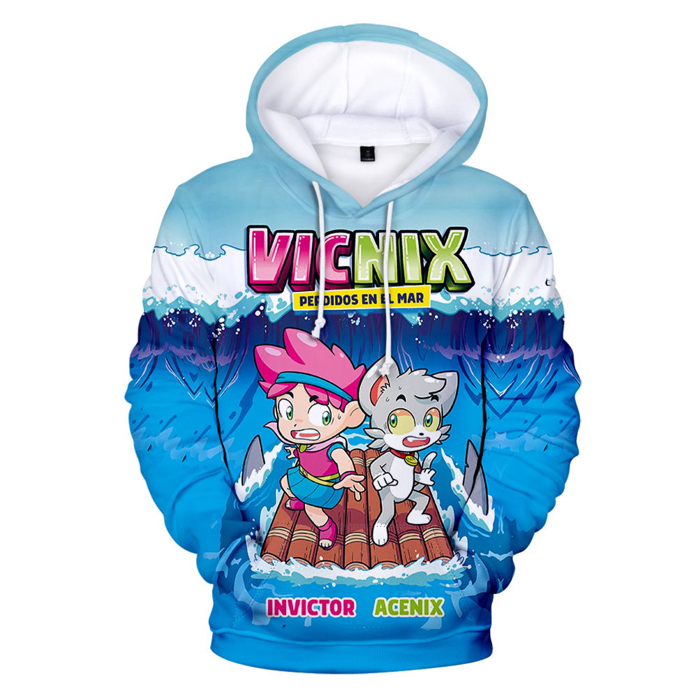 2026 Acenix Hoodie Unisex Long - 3D Printing Youtubers ulasan dan harga