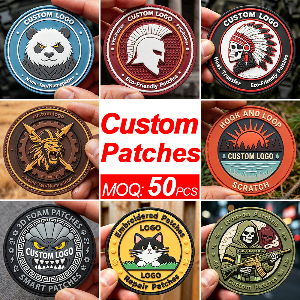 Custom Logo Design Badge Iron  - 3D Printing Labubu ulasan dan harga