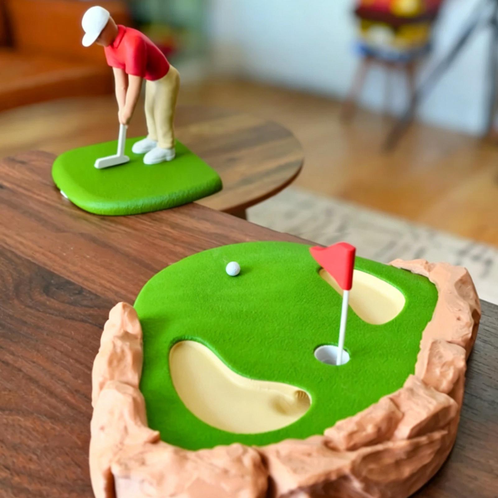 Pocket Golf Table Game Mini 3D - 3D Printing Office Setup ulasan dan harga
