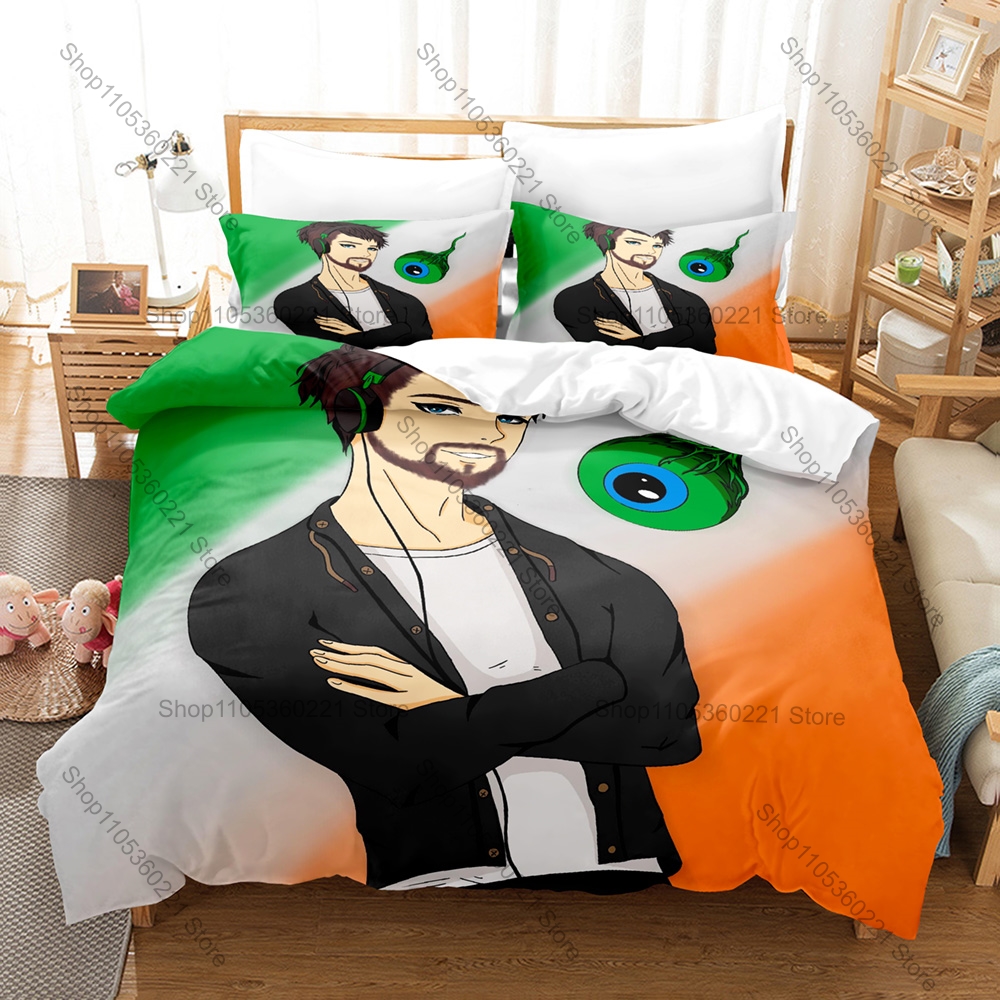 Jacksepticeye Bedding Set Duve - 3D Printing Youtubers ulasan dan harga