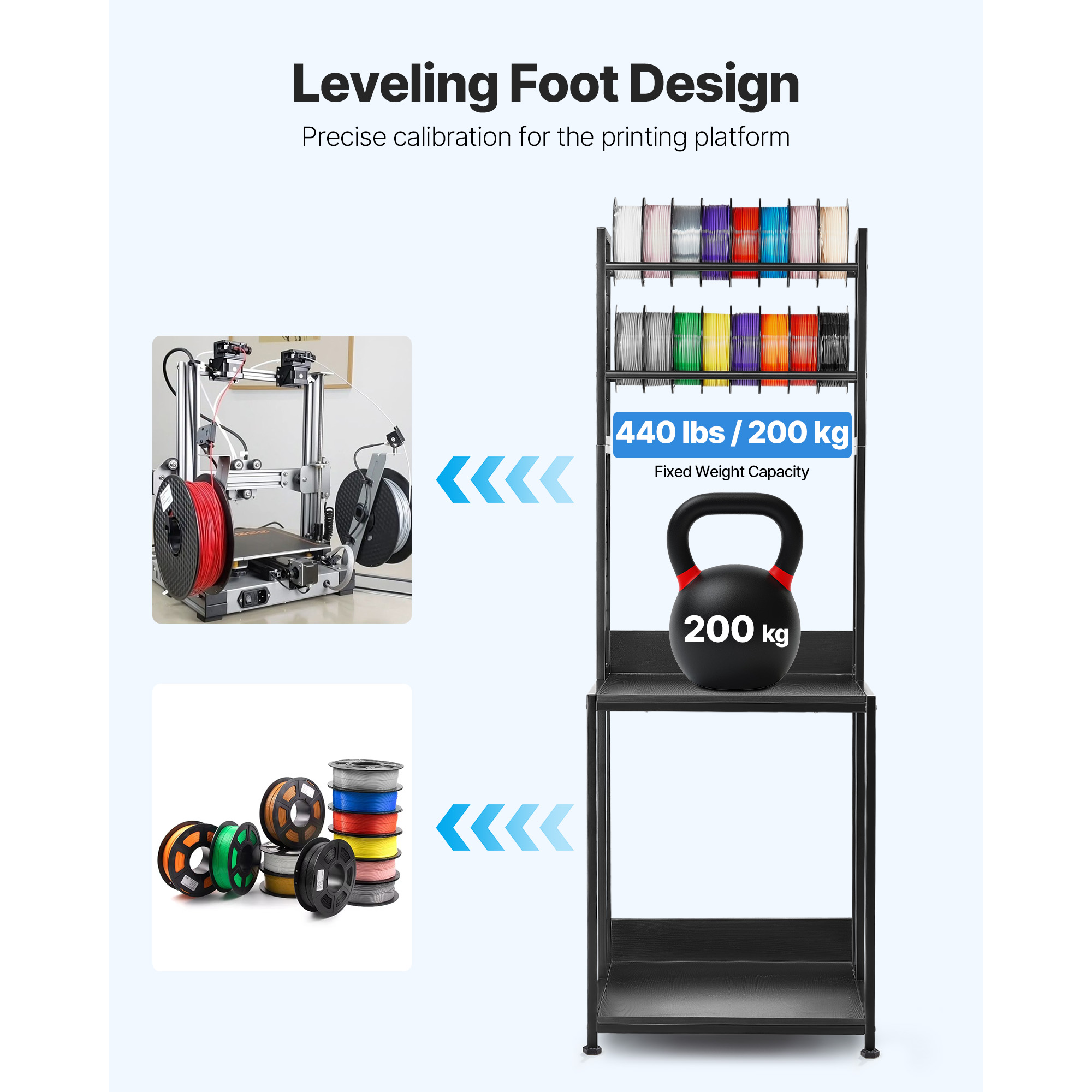 SucceBuy 4-Tier 3D Printer Fil - 3D Printing Online ulasan dan harga