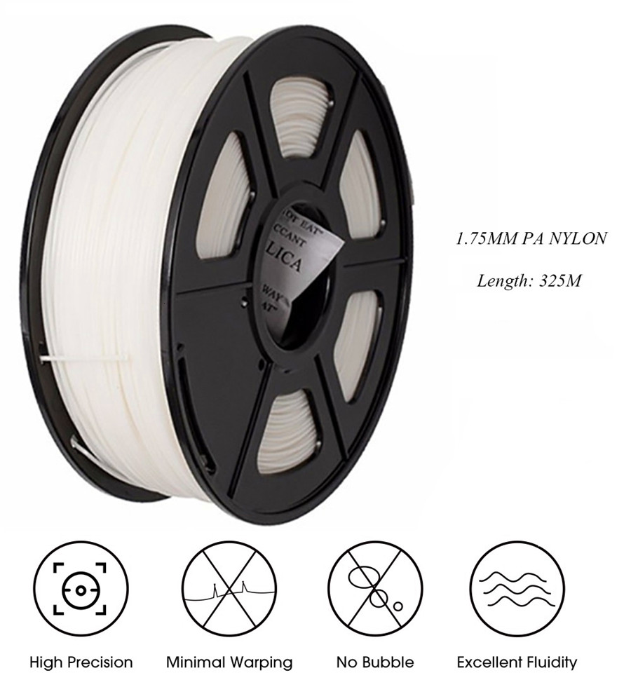 PLA Nylon 3D Printer Filament  - 3D Printing Nylon Filament ulasan dan harga