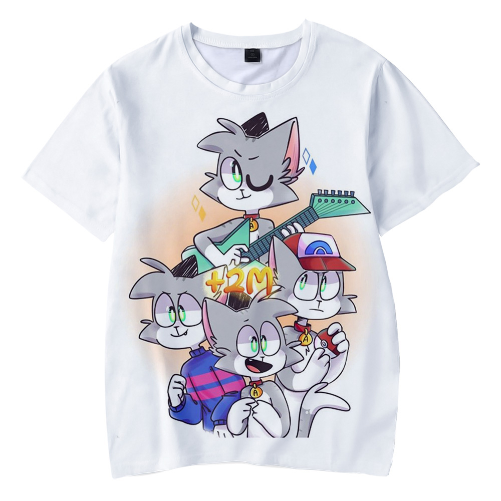 2026 Acenix Tshirt Unisex Crew - 3D Printing Youtubers ulasan dan harga