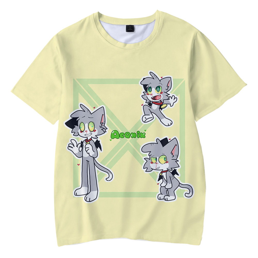 2026 Acenix Tshirt Unisex Crew - 3D Printing Youtubers ulasan dan harga