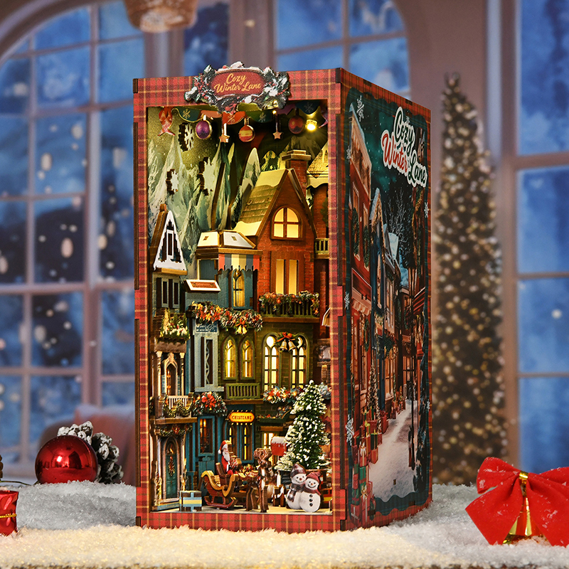 NEW DIY Book Nook Wooden Minia - 3D Printing Lego ulasan dan harga