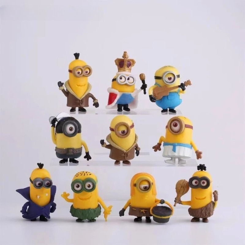 New Cute Cartoon 10Pcs/Set Kaw - 3D Printing Toys ulasan dan harga