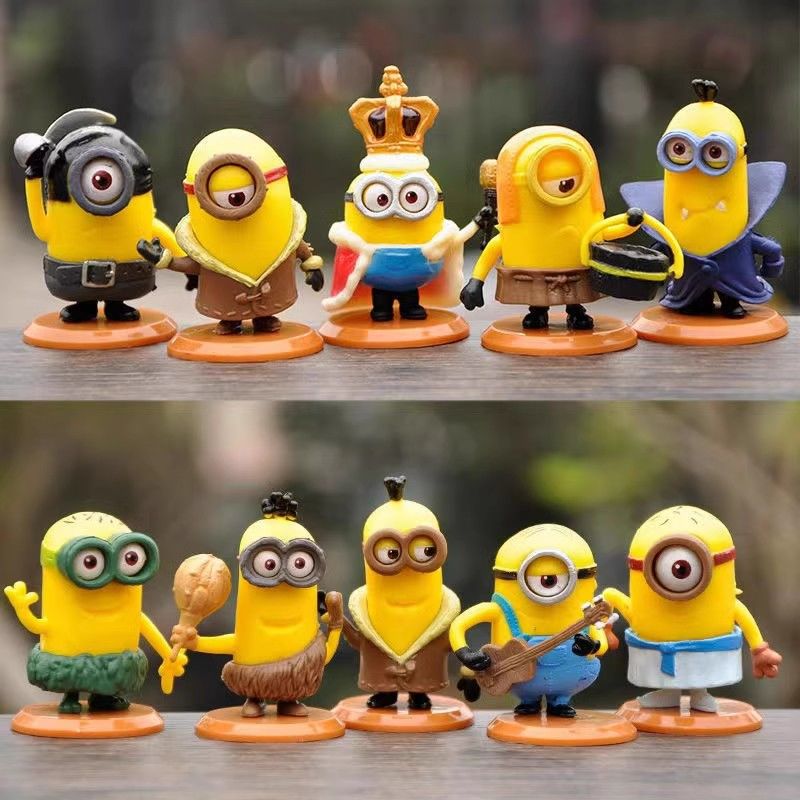 New Cute Cartoon 10Pcs/Set Kaw - 3D Printing Toys ulasan dan harga